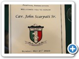 Honoring Cav. John Scarpati, Sr. - Dinner